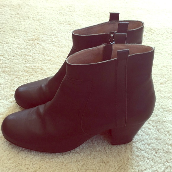 Anthropologie Shoes - ✨2X HP✨Anthropologie Blk Leather Ankle Boots